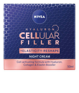 nočna krema elasticity reshape, hyaluron cellular filler, nivea, 50ml