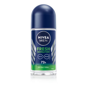 deodorant roll on men fresh sensation, nivea, 50 ml