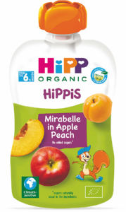 bio sadna blazinica, mirabela in jabolko, hipp, 100 g